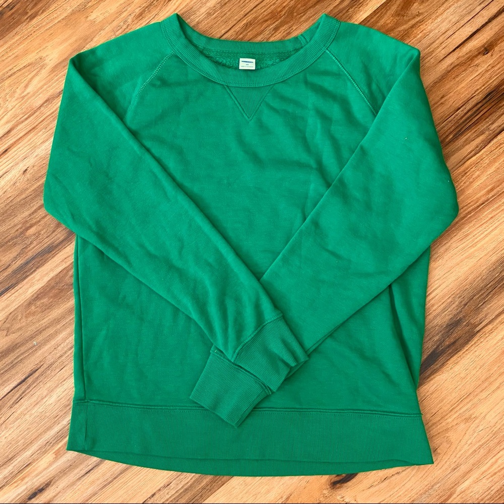 Green Cozy Old Navy Hoodie Pullover Sweatshirt